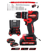 21 V 5 PİLLİ ÇİFT AKÜLÜ 13 MM DARBELİ MATKAP