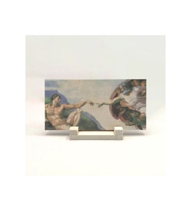 Adem’in Yaratılışı Freski (Michelangelo) Baskılı Taş Masaüstlük 10X20