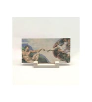 Adem’in Yaratılışı Freski (Michelangelo) Baskılı Taş Masaüstlük 10X20