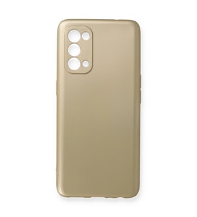 Oppo Reno 5 Pro Kılıf First Silikon - Gold