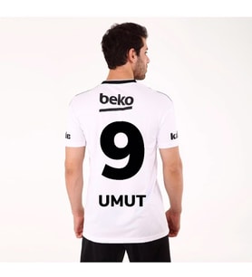 Beşiktaş Lisanslı Yetişkin Forması Kişiye Özel Baskılı (Beyaz)