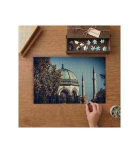 Alman Çeşmesi - İstanbul Tasarımı 240 parça Ahşap Puzzle Ahşap Kutuda MP08844