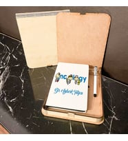 Onkoloji Doktoru Ahşap Kutulu Defter Kalem Set