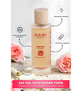 Auran Auran Saf Gül Hidrosolü, Cilt Bakım Toniği Pure Rose Hydrosol 100ml