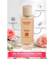 Auran Auran Saf Gül Hidrosolü, Cilt Bakım Toniği Pure Rose Hydrosol 100ml