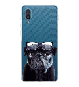 PrintiFy Samsung Galaxy A02 ile Uyumlu Köpek 3 Kamera Korumalı Şeffaf Kılıf