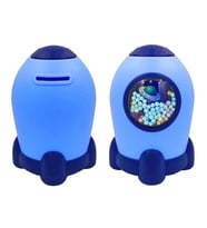 XIAOLINGJING S-271 PLASTİK UZAY MEKİĞİ ŞİFRELİ KUMBARA 15 CM