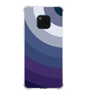 PrintiFy Huawei Mate 20 Pro Uyumlu Köşe Korumalı Renk Cümbüşü E Tasarımlı Şeffaf Silikon Kılıf
