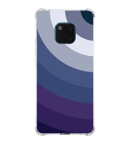 PrintiFy Huawei Mate 20 Pro Uyumlu Köşe Korumalı Renk Cümbüşü E Tasarımlı Şeffaf Silikon Kılıf