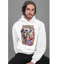 One Piece Karakterler Monkey D. Luffy Baskılı Unisex Oversize Anime Hoodie