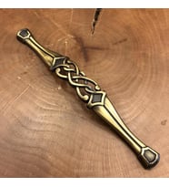 Mira Çekmece Kapak Kulpu Antik 160mm (2 Adet) (Yeşil)