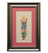 e38 EL İŞÇİLİĞİ VAZOLU BUKET 41*28 cm - 1793