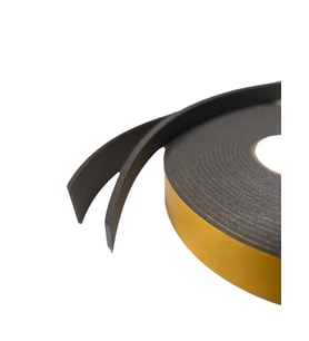 YAPIŞKANLI POLİETİLEN SÜNGER ŞERİT 2*10 MM (25 METRE)  (Siyah - Füme)