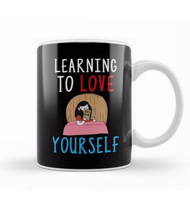 Learning To Love Yourself Self Confidence Kupa Bardak Porselen