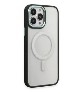 iPhone 15 Pro Kılıf Room Magneticsafe Silikon - Köknar Yeşili