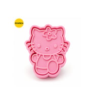 Hello Kitty Tasarımlı 3D Kurabiye Kalıbı Ve Şeker Hamuru Kopat Pasta Süsleme Aparatı