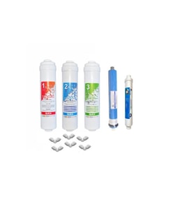 Kapalı Kasa Su Arıtma Cihazı Filtresi 5 Aşama Quick Geçme Set