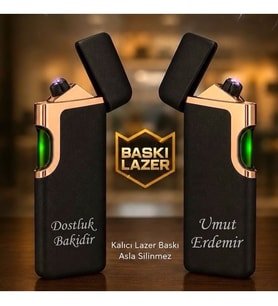 Kişiye Özel Çift Yön Baskı Seçeneğiyle Usb Şarjlı Çakmak - Hemen Kargo - Lüks ve Koleksiyon Tutkunlarına
