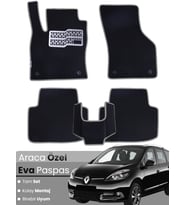 RENAULT SCENİC 3 (2009-2016) Uyumlu EVA Paspas Tam Set–Oto Paspas,Araca Özel,Kolay Montaj
