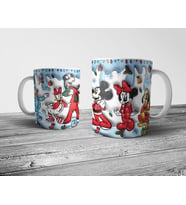 Pixxa Mickey Donald Goofy Optik İllüzyonlu Kupa Bardak  