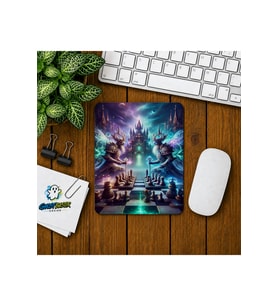 Fantastik Satranç Baskılı Oyuncu Mousepad 071