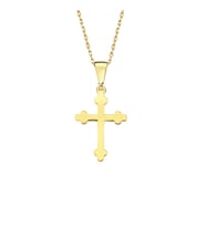 Altın Klasik Cross Kolye