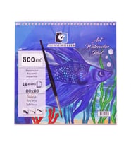 Alex Schoeller Art Watercolour Pad 20x20 cm Spiralli Suluboya Defteri 300 gr 12 yp 