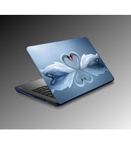 Notebook Laptop Sticker Kuğular yapıştırma Kapak Süsü