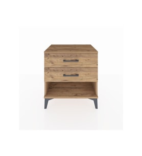 Hyperion Komodin 2 Çekmeceli 60x44x64 Çam-Çam