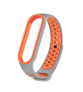 Xiaomi Mi Band 6 KRD-02 Suya Dayanıklı Delikli Renkli Silikon Kordon NO10