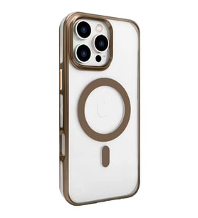Joko Apple İphone 16 Pro Gleam Pc Sert Magsafe Kılıf - Kahverengi