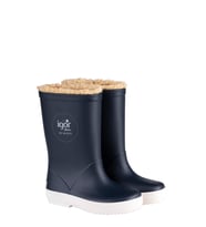 Igor W10207 Splash Nautico Borreguito Kürklü Yağmur Çizmesi Lacivert