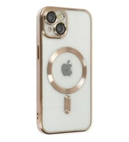 ALLY iPhone 14 Plus 6.7inç Renkli Kenar Lazer Çerçeveli Magsafe Uyumlu Silikon K? - SSSSSS9145-9