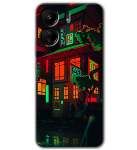Xiaomi Redmi 13C Kılıf HD Desen Baskılı Kılıf - China Street