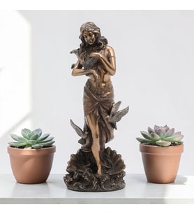 Dekoratif Afrodit Biblo – Wise Veronese Poliresin Mitolojik Tanrıça Figürü 28 cm