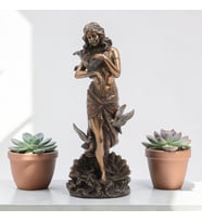 Dekoratif Afrodit Biblo – Wise Veronese Poliresin Mitolojik Tanrıça Figürü 28 cm