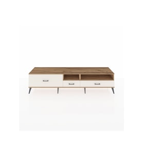 Hyperion TV Ünitesi 2 Raflı 3 Çekmeceli  220x44x51 Çam-Çam/Aytaşı
