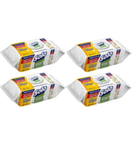 Solo Yüzey Temizlik Havlusu - Mendili 100 Yaprak Limon & Portakal Tazeliği (4 Lü Set) 400 Yaprak