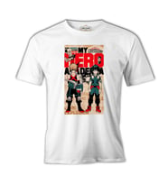 My Hero Academia - Deku and Bakugo Beyaz Erkek Tshirt
