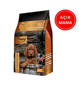 Petcoin Puppy Kuzu Etli Yavru Köpek Maması 1 Kg AÇIK