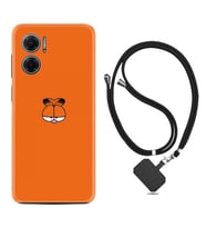 Xiaomi Redmi Note 11E Kılıf Silikon Boyun Askılı İpli Desenli Silikon Garfi 1733