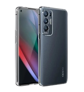 Ally OPPO Find X3 NEO Kılıf Kamera Korumalı Ultra İnce Şeffaf Silikon Kılıf-( - GLST2076-882