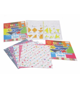 Hayal Origami Seti - Origami Karışık Desenli Kağıt Yapım Seti 2