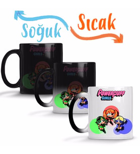 Powerpuff Girls 02 Sihirli Kupa Bardak Porselen