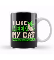 Cat Weed   I Like My Cat Gift Kupa Bardak Porselen