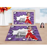 BK Gift Kişiye Özel Kadın Kolay Yetişmiyor Karikatürlü 1000 Parça Profesyonel Puzzle-1