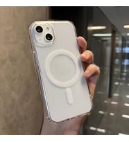 Apple iPhone 14 6.1'' Magsafe Şeffaf Silikon Kılıf