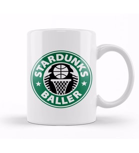 Basketball Stardunks Baller Kupa Bardak Porselen