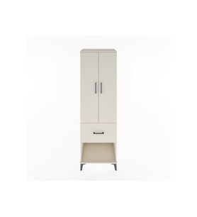 Hyperion Dolap 4 Raflı Tek Çekmeceli 2 Kapaklı 60x44x195 Aytaşı-Aytaşı