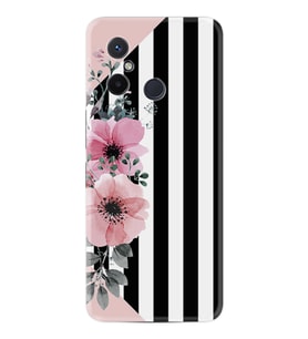 Xiaomi Redmi 12C Kılıf Resimli Desenli Baskılı Silikon Flowers 4 1390